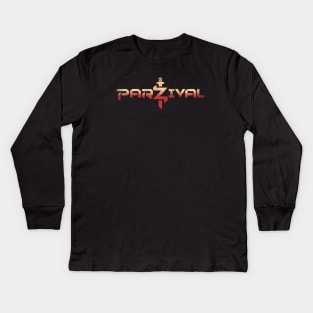 Gamer Tag: Parzival Kids Long Sleeve T-Shirt